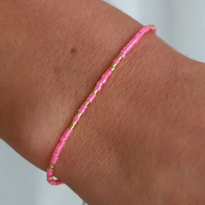 Love Ibiza Miyuki Bracelet Pink