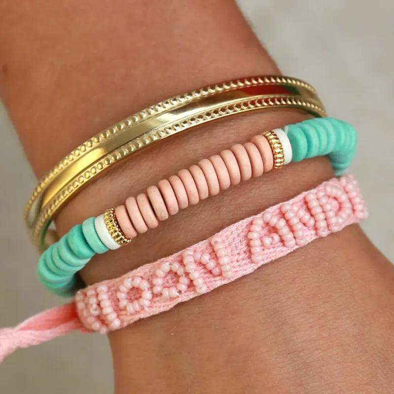 Love Ibiza Maiao Bracelet Gold Mint