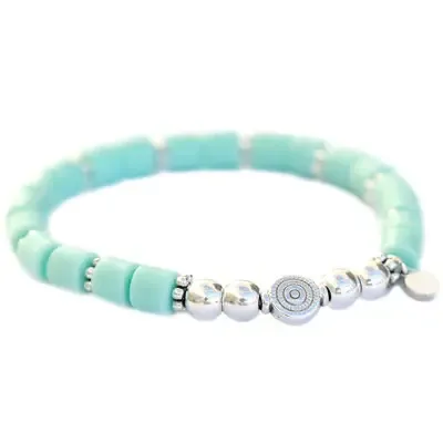 Love Ibiza Dolce Bracelet Light Turquoise Silver