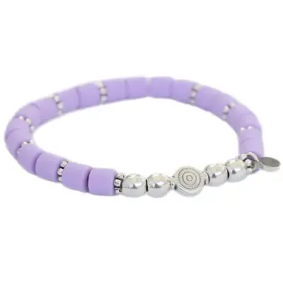 Love Ibiza Dolce Bracelet Lila Silver