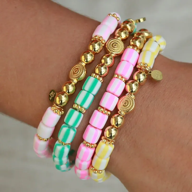 Love Ibiza Dolce Rivièra Bracelet Geel