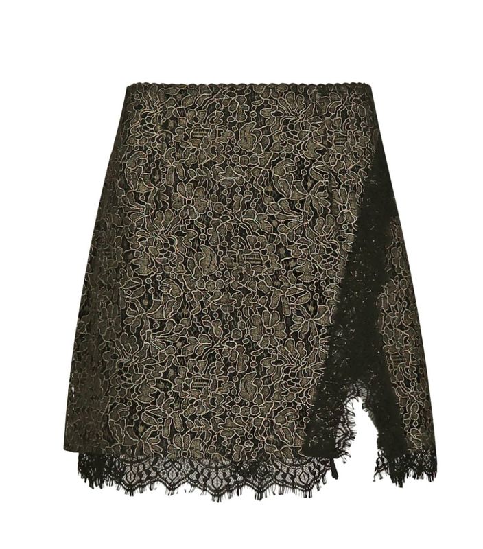 Nenette Gina Lace Skirt Gold