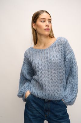 Noella Joseph Knit Sweater Dusty Blue