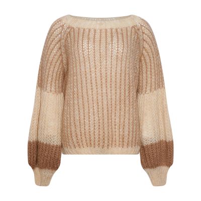 Noella Liana Knit Sweater Cozy Brown