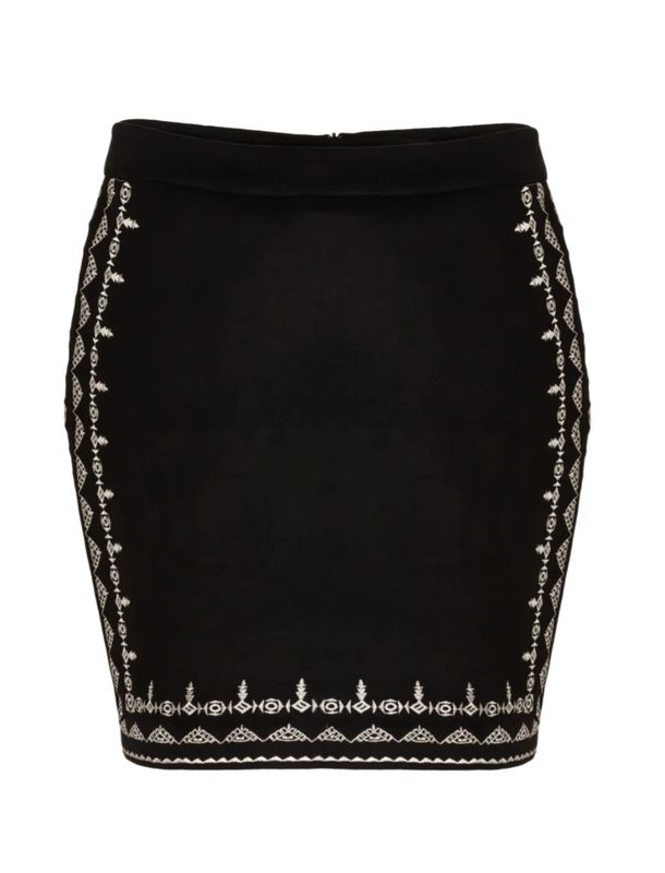 Freebird Sanna Suedine Skirt Black