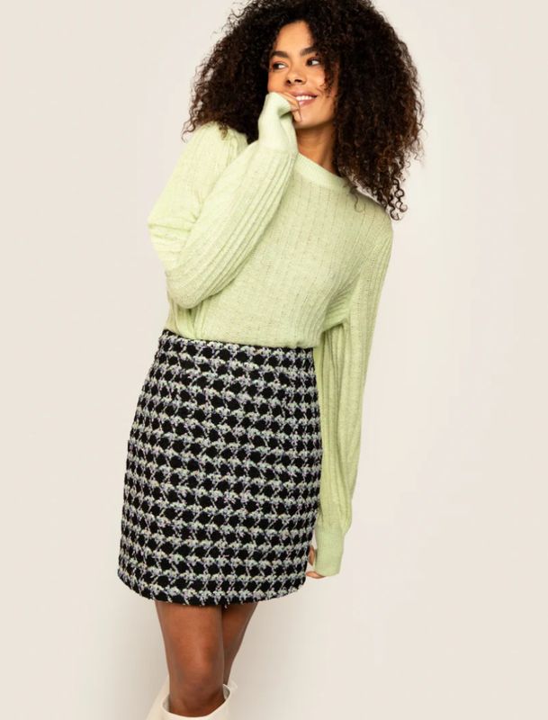 Freebird Rachna Boucle Skirt