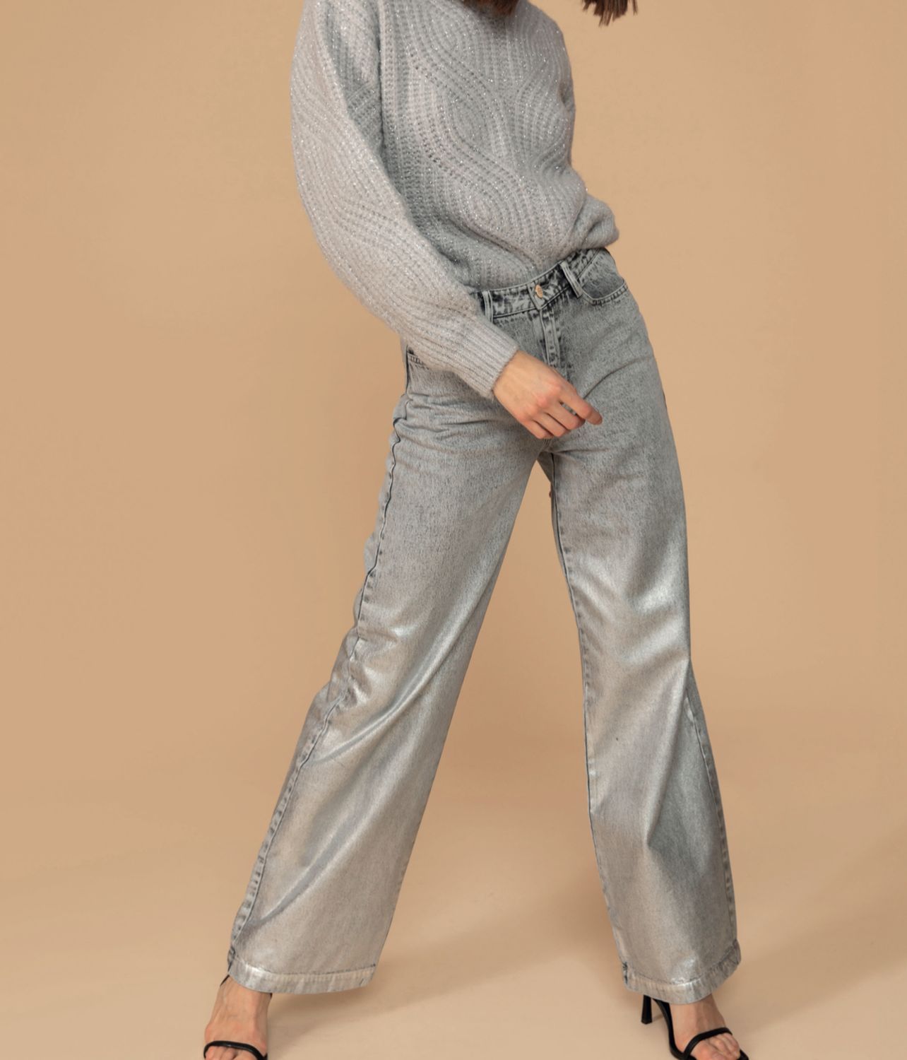 Freebird Melody Foil Denim Grey