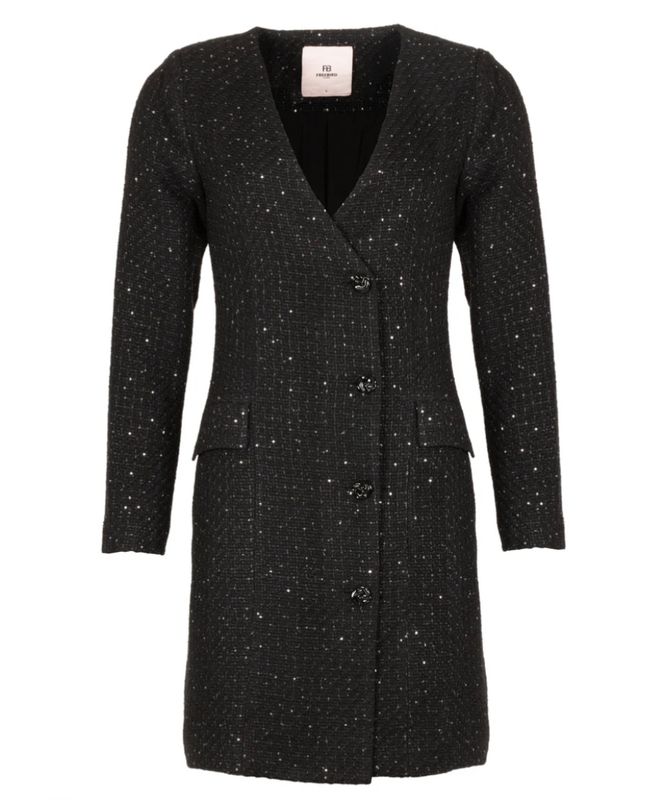 Freebird Dafna Dress Boucle Black