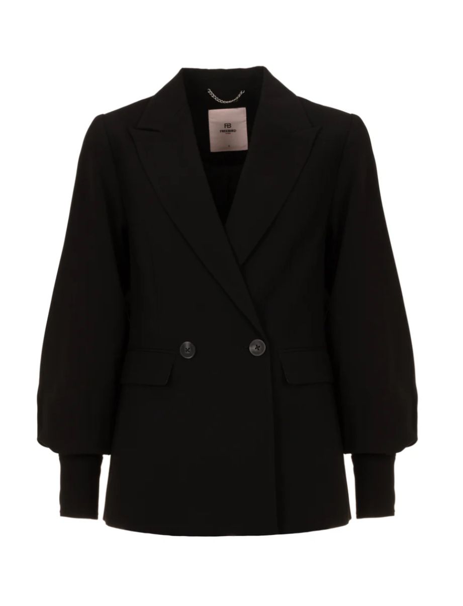 Freebird Lavina Puff Blazer Black