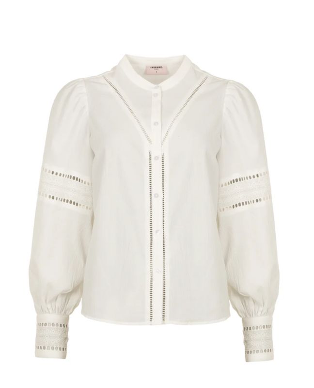 Freebird Borel Blouse Off White