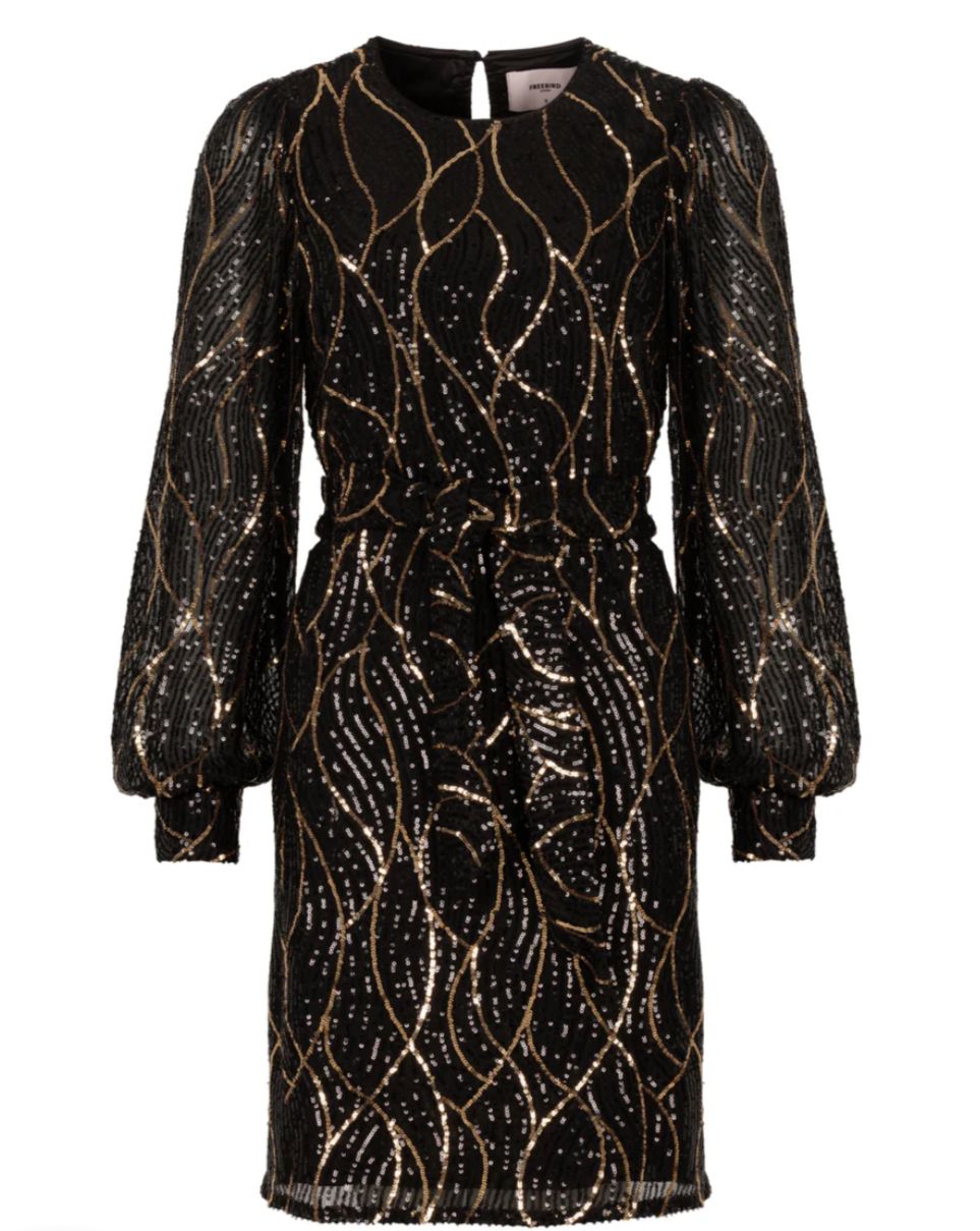 Freebird Dimphey Dress Golden Brown