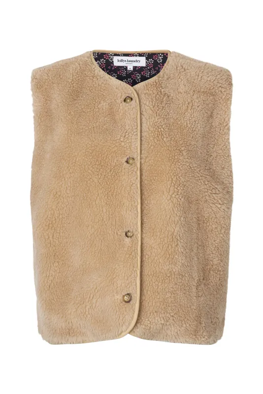 Lollys Laundry Jace Vest Sand