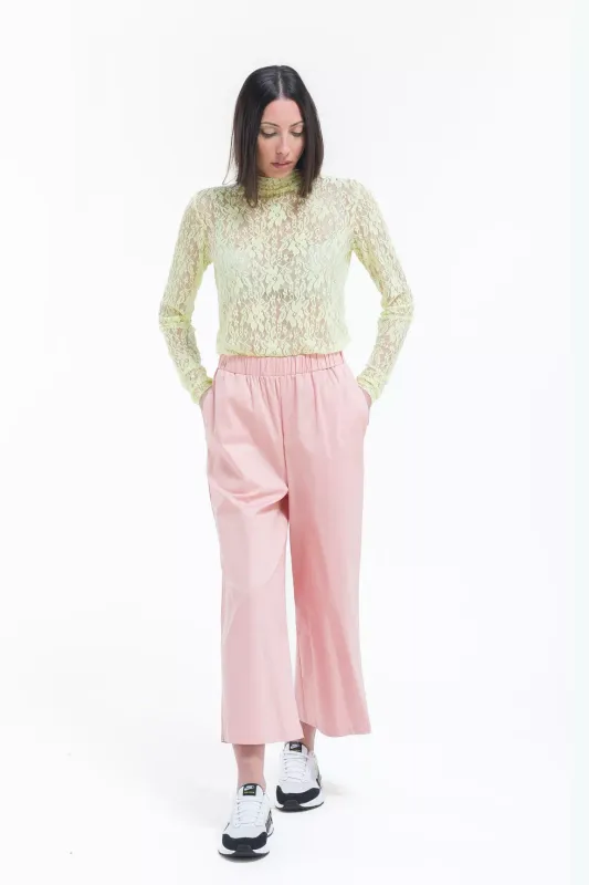 Dolcevita Lace Top Lime