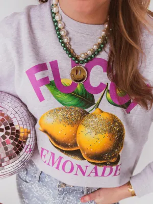 Pinned Fucci Lemonade Sweater Grey