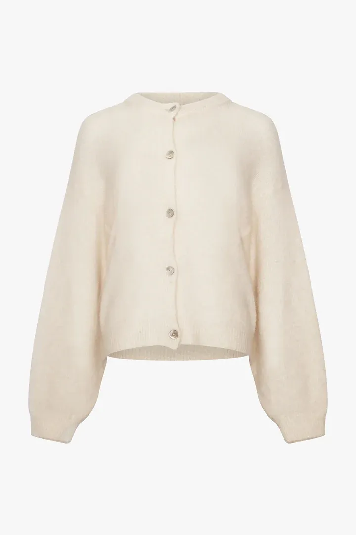 Noella Kae Knit Cardigan Ecru