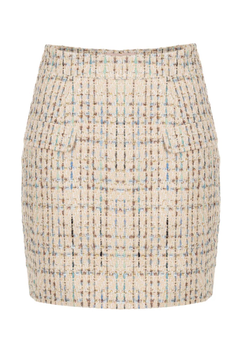 Freebird Sannah Boucle Skirt Beige