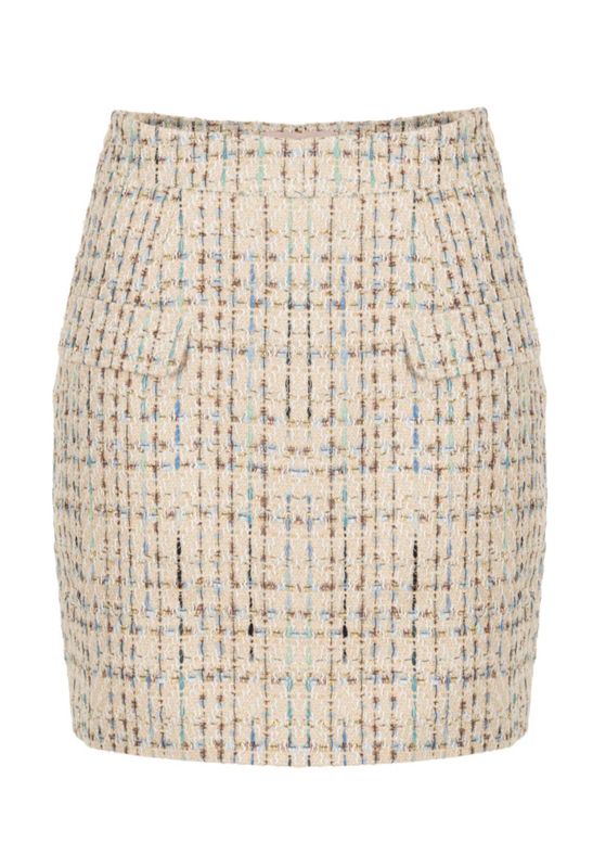 Freebird Sannah Boucle Skirt Beige