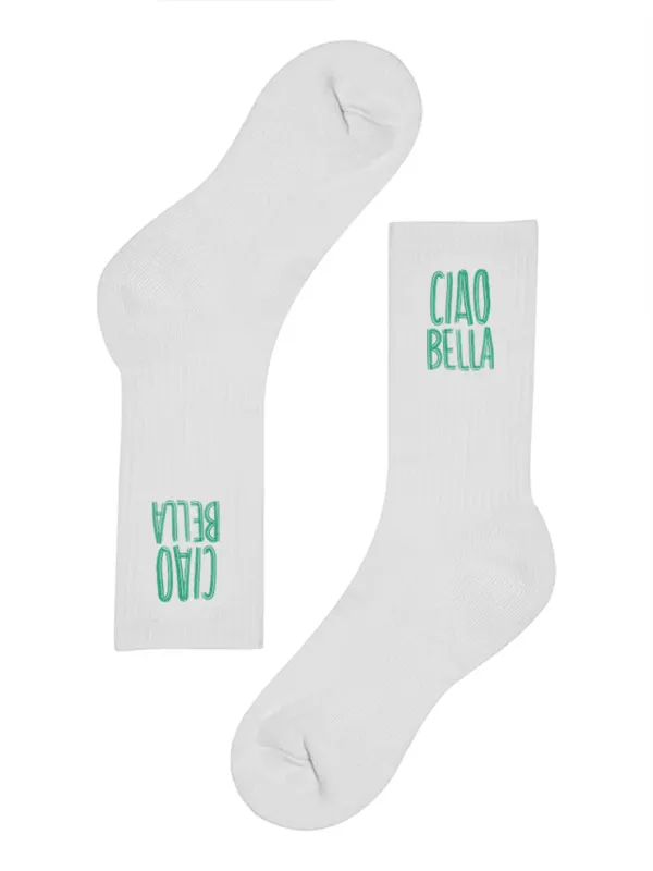 Pinned Ciao Bella Socks Green