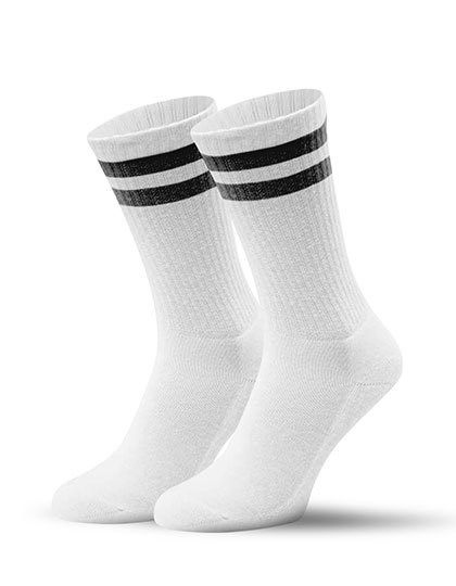 Pinned Sportive Socks Black Stripe