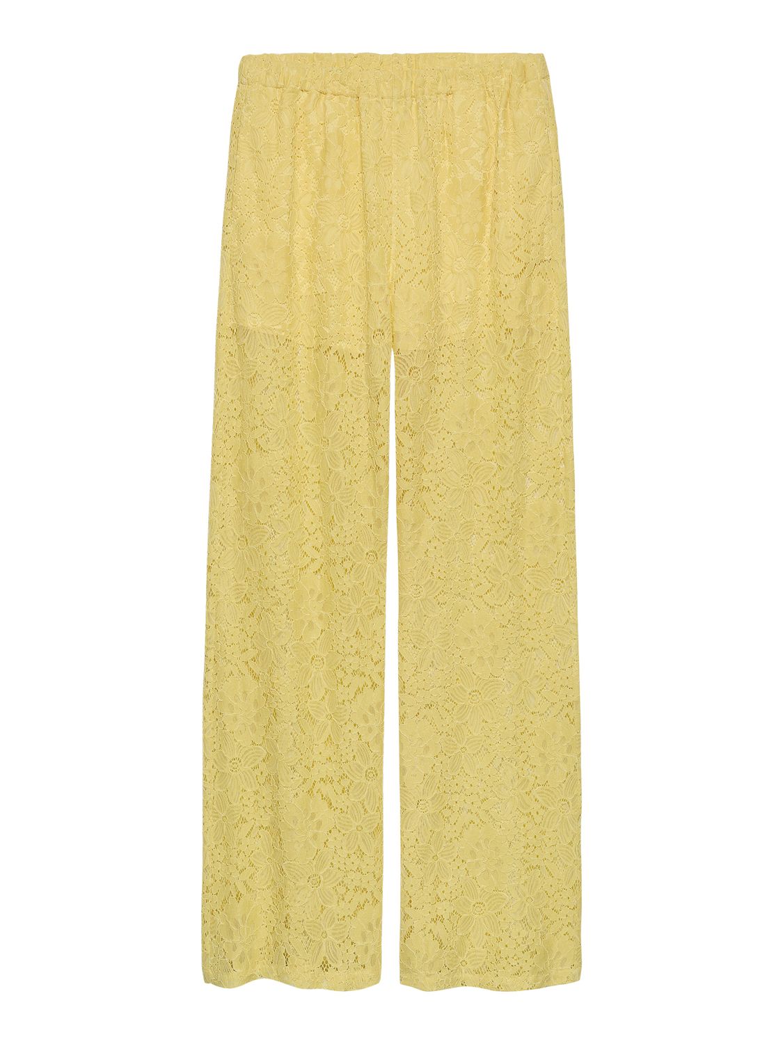 Catwalk Junkie Lace Trousers Yellow