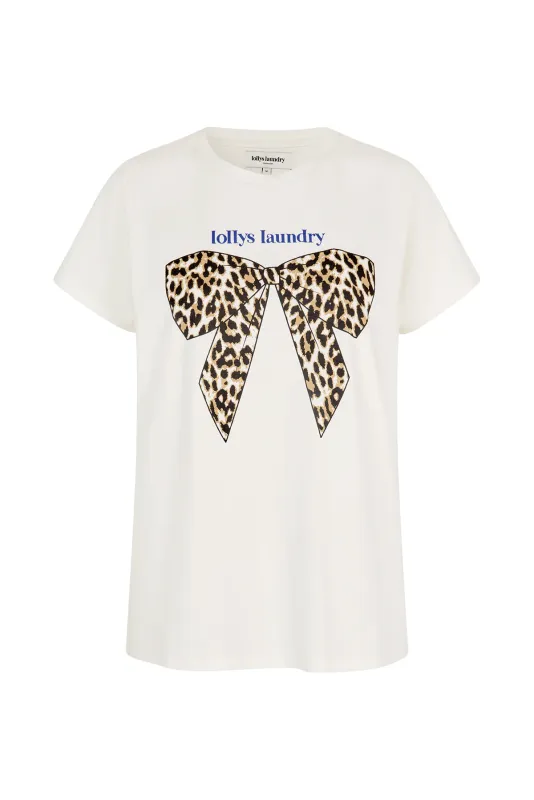 Lollys Laundry Roma Bow Tee White
