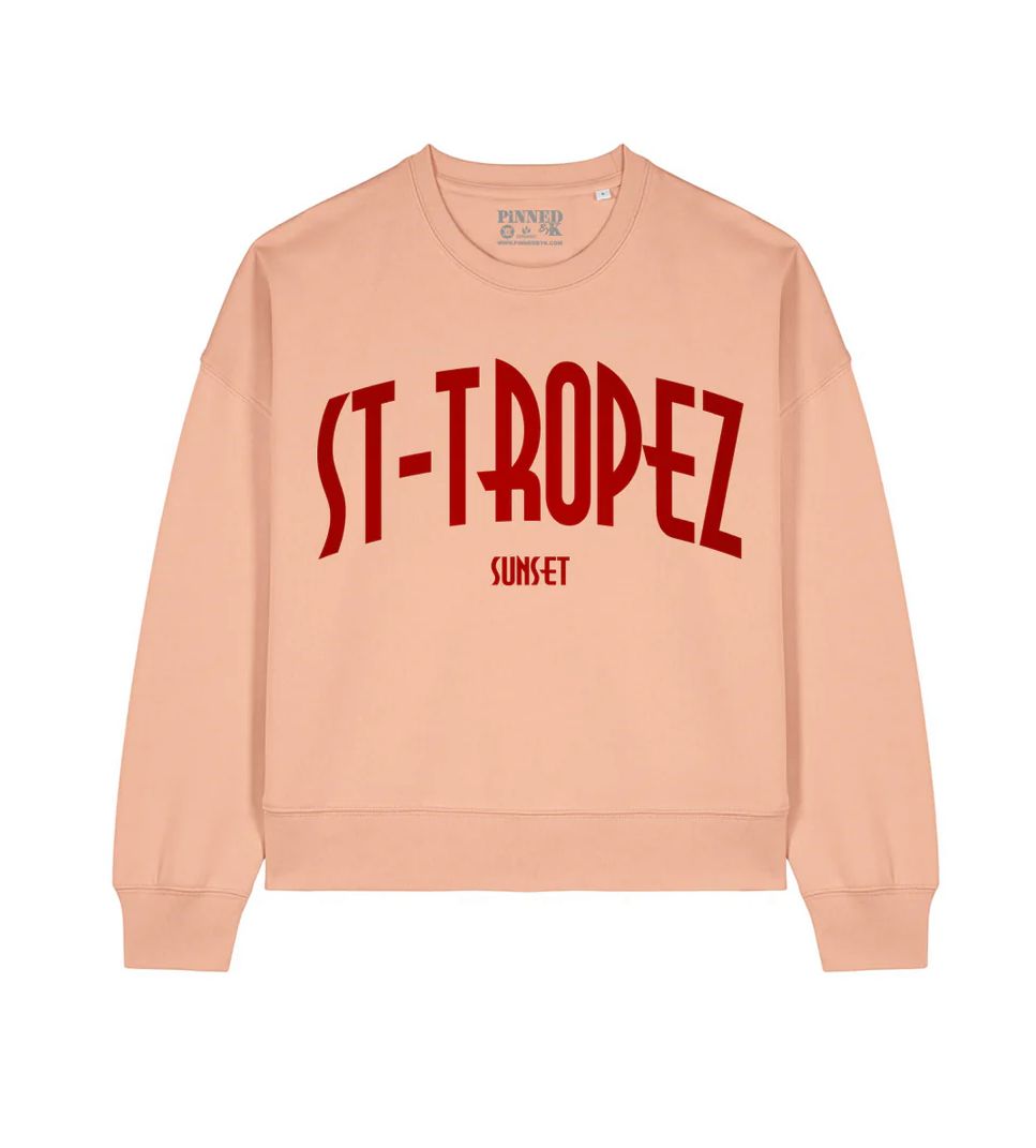 Pinned St-tropez Sweater Peach