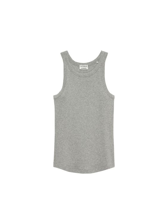 Catwalk Junkie Rib Singlet Grey