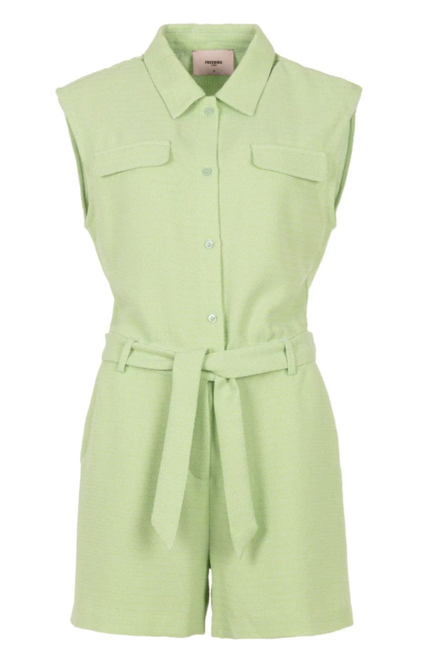 Freebird Jolene Playsuit Green