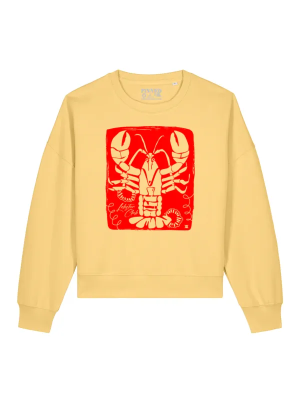 Pinned Sweater Lobster Club Yellow