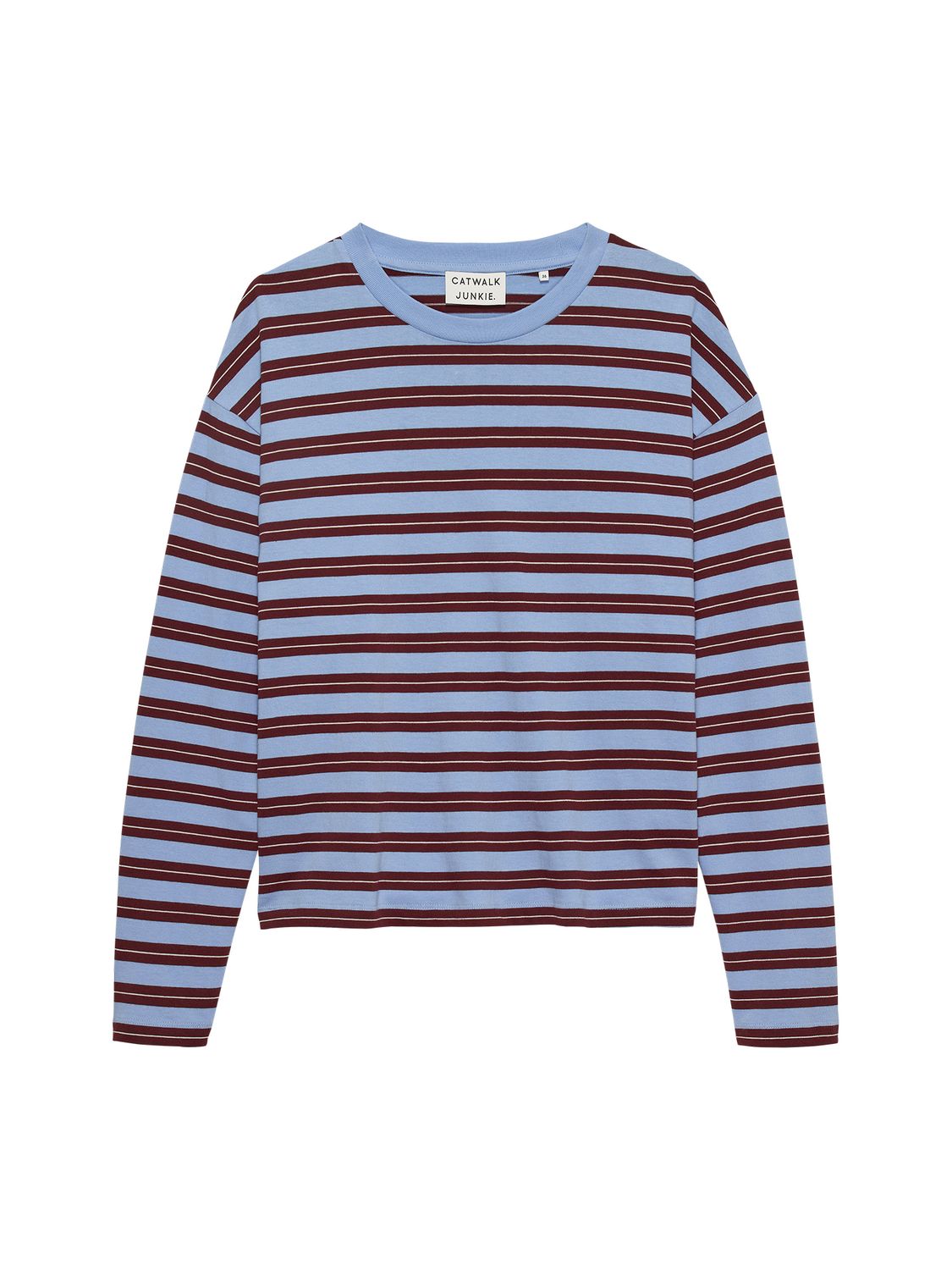 Catwalk Junkie Striped Long Sleeve Blue