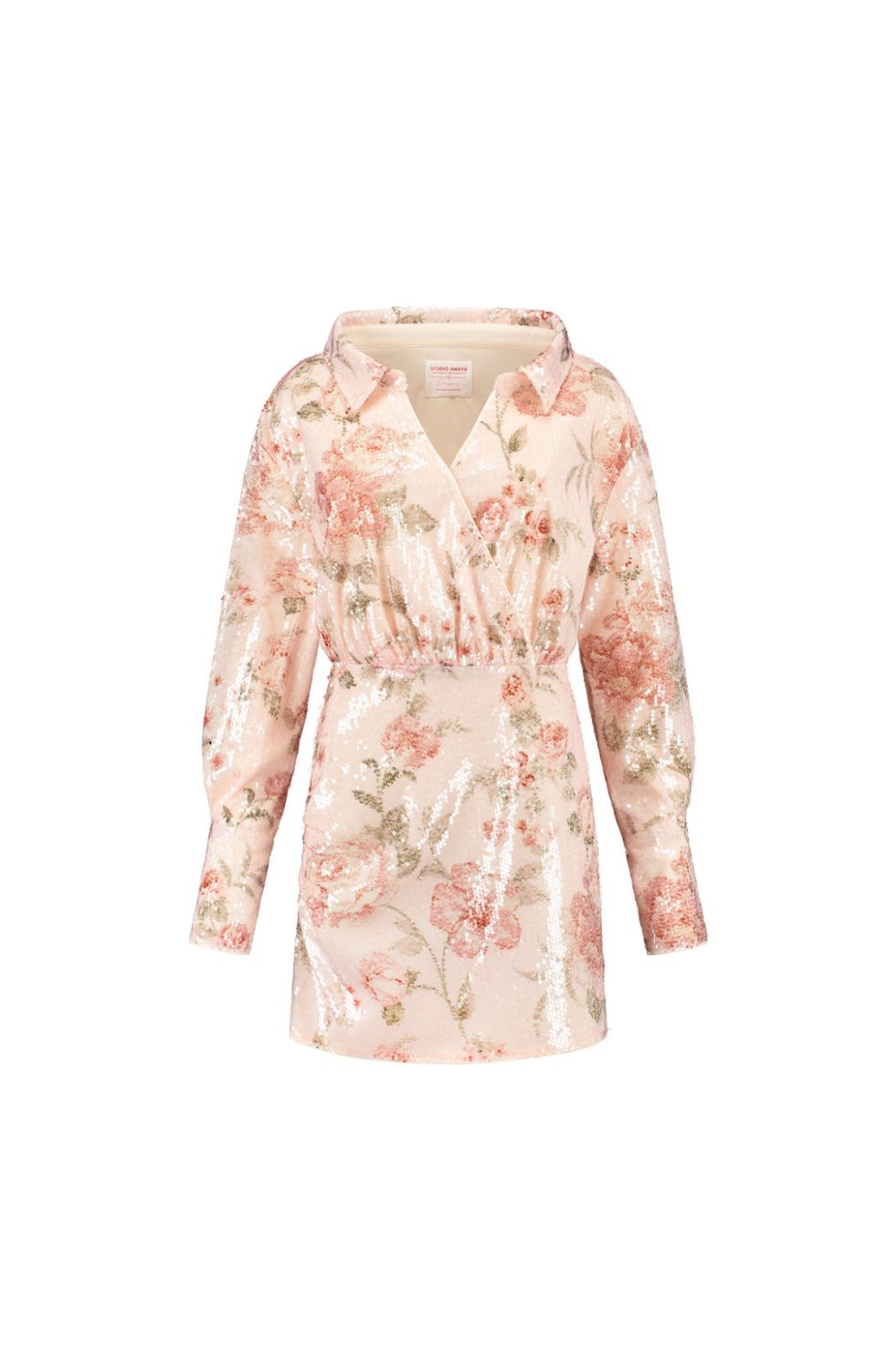 Studio Amaya Sequins Dress Pink