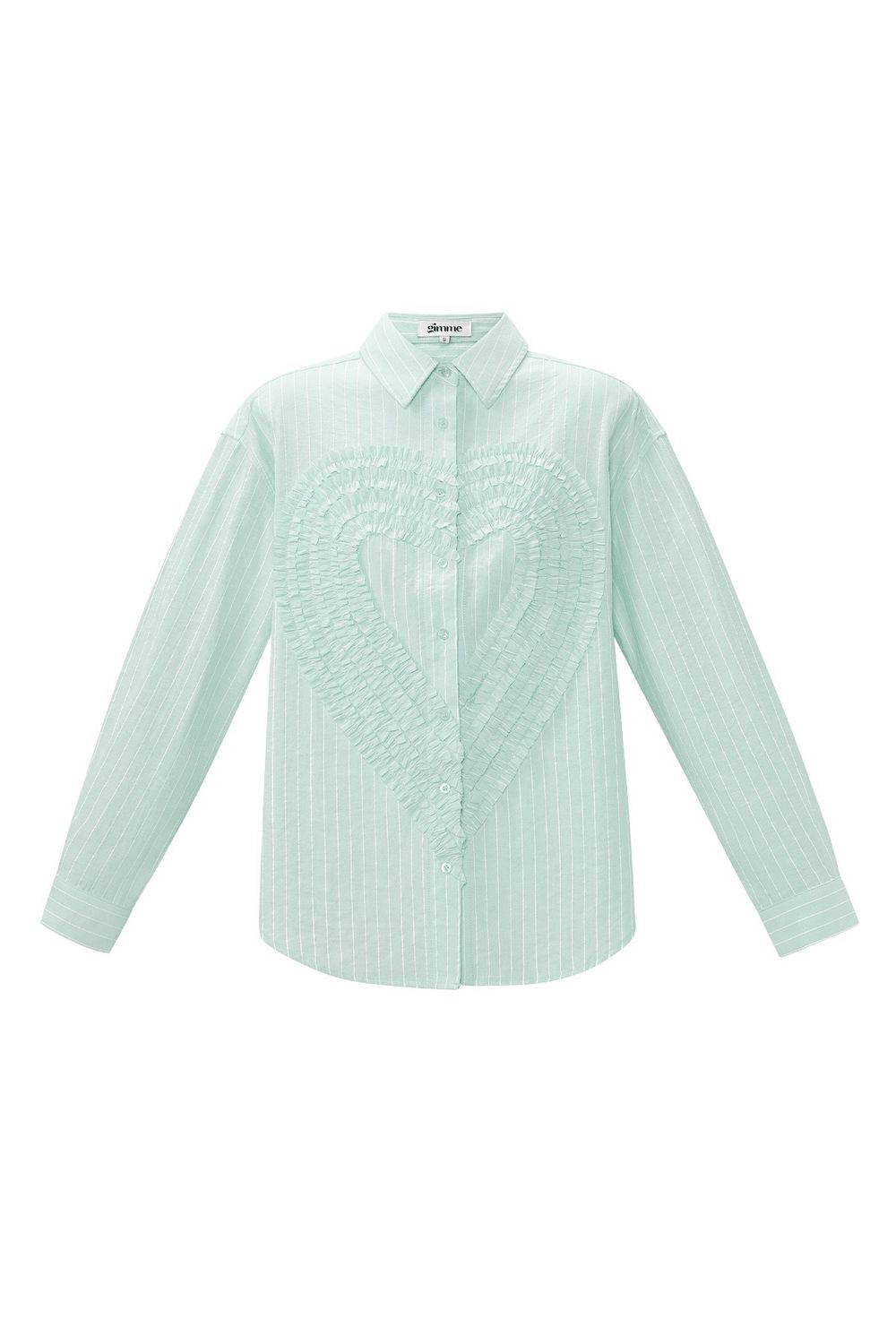 Gimme Heart Blouse Green