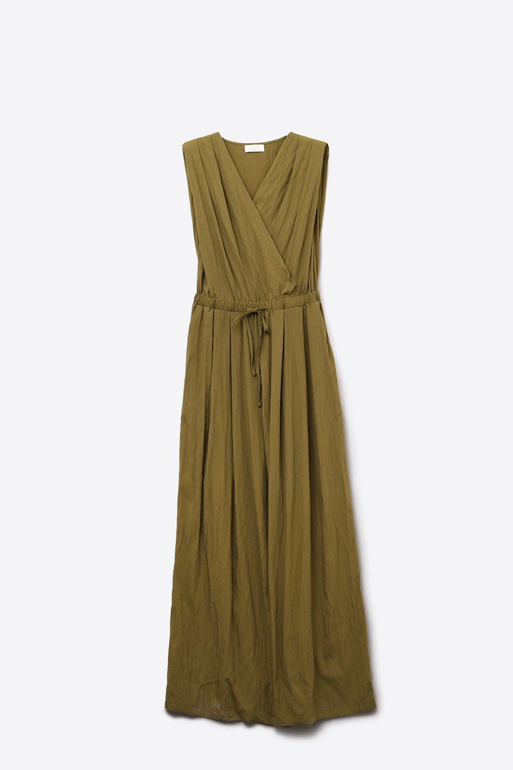 Q2 Draped Jumpsuit Green