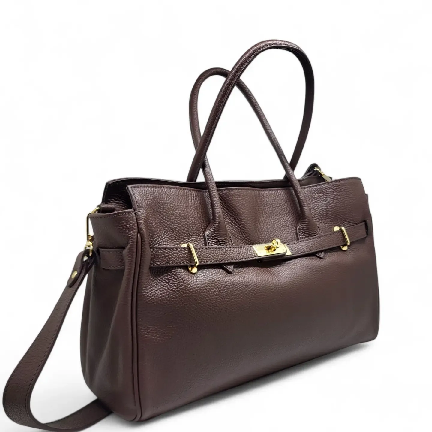 Audace Leather Bag Brown