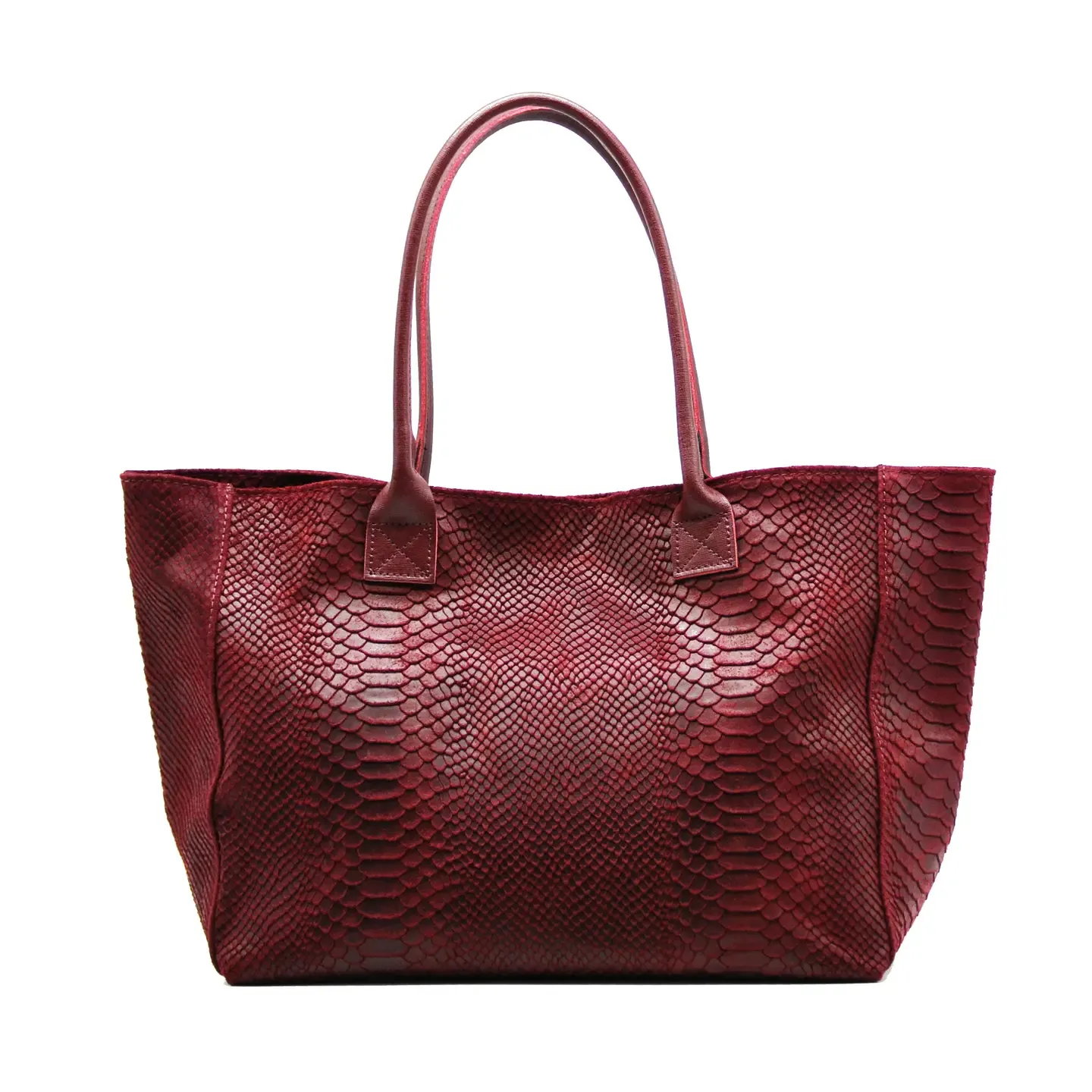 Lola Leather Bag Burgundy