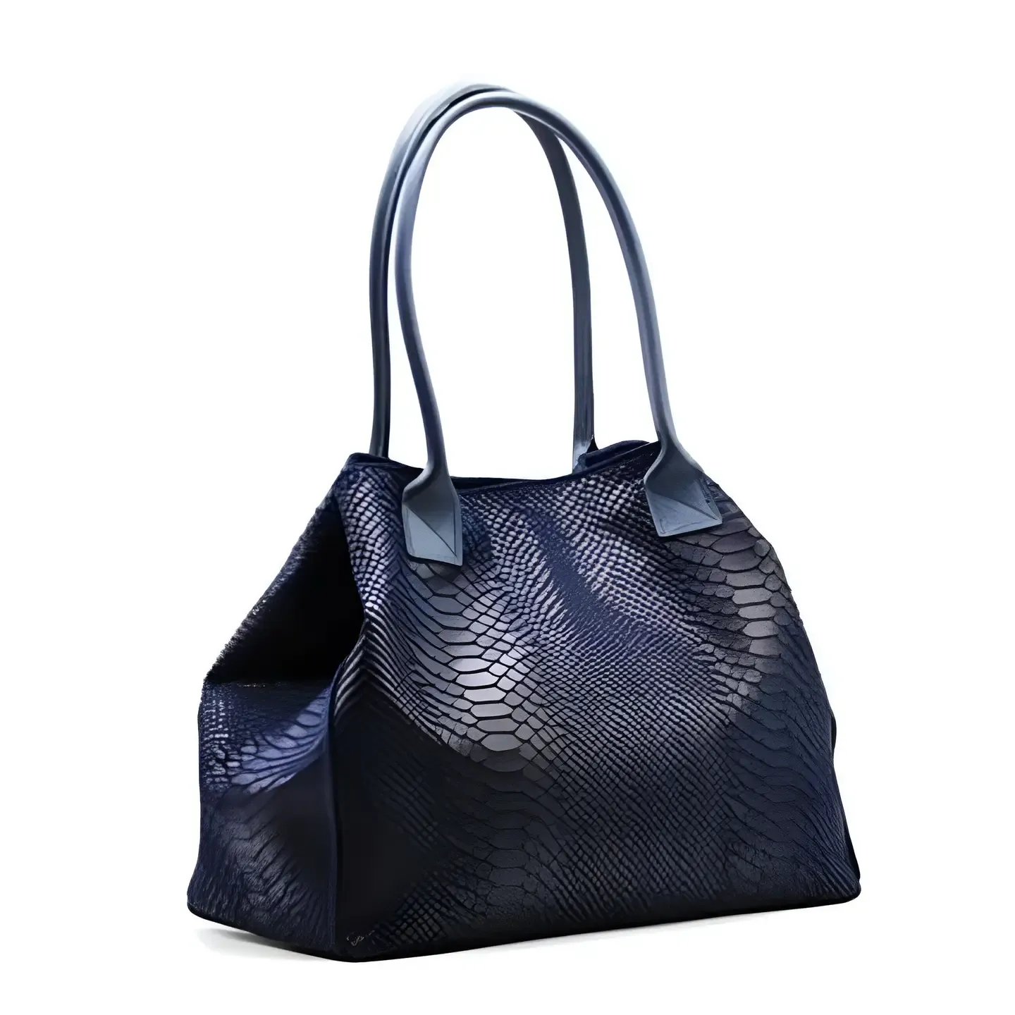 Lola Leather Bag Blue
