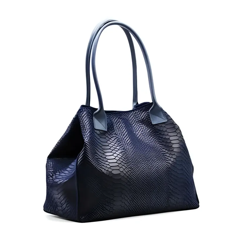 Lola Leather Bag Blue