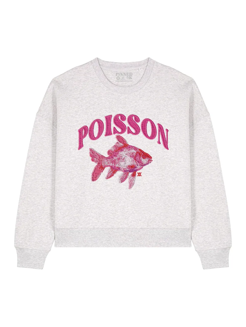 Pinned Sweater Poisson Grey