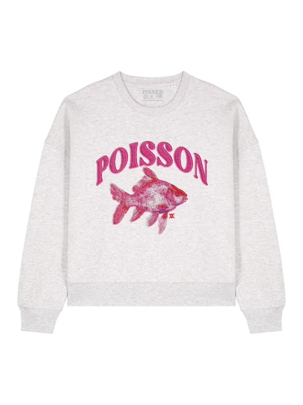 Pinned Sweater Poisson Grey