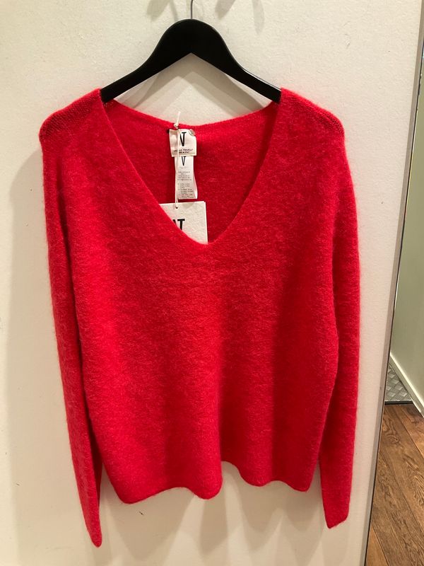 Vicolo Trivelli V-neck Pull Red