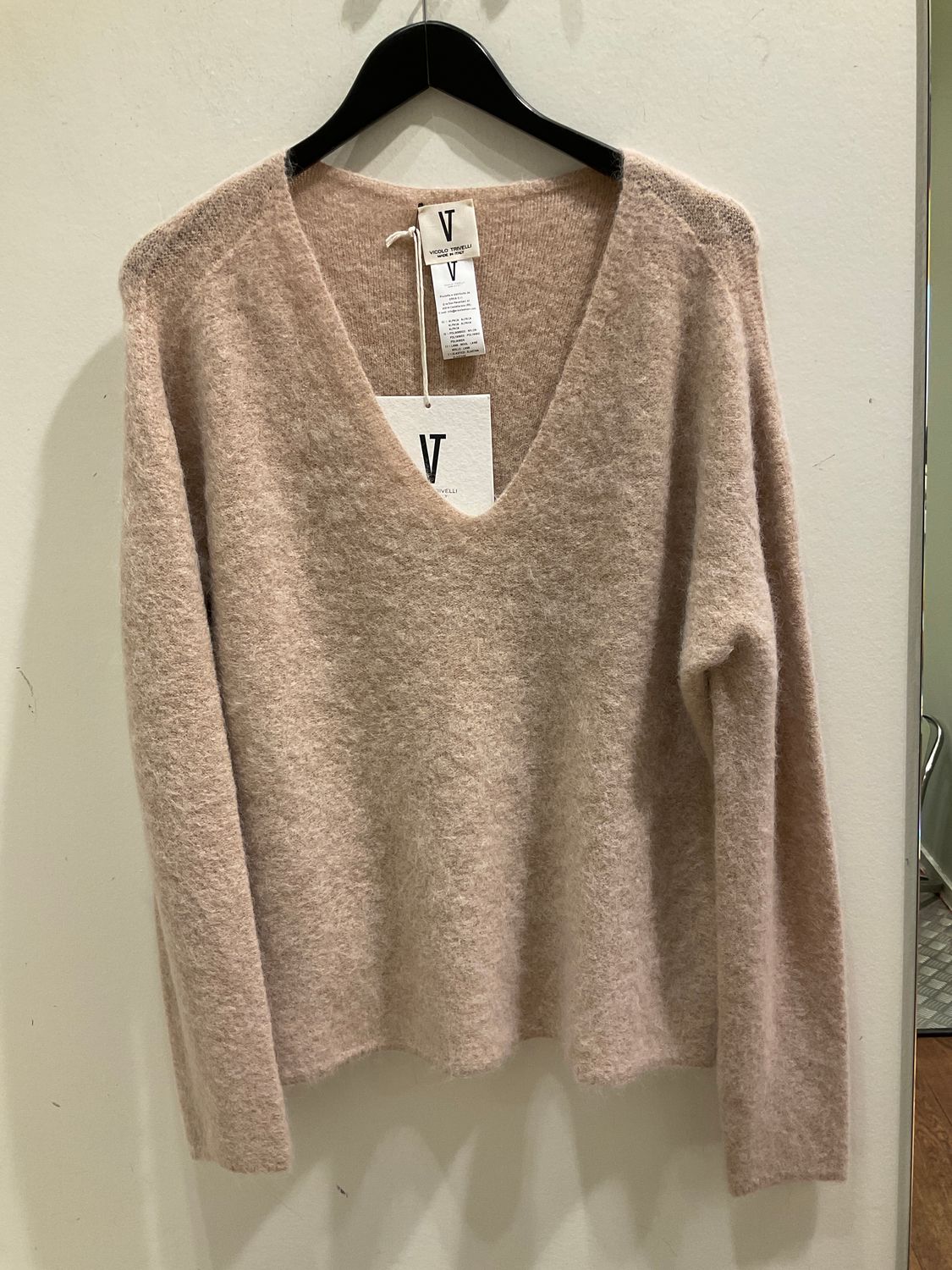 Vicolo Trivelli V-neck Pull Beige