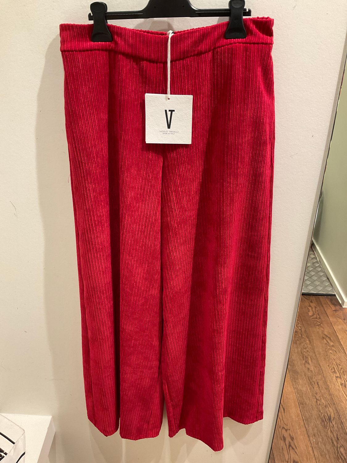 Vicolo Trivelli Rib Pants Red