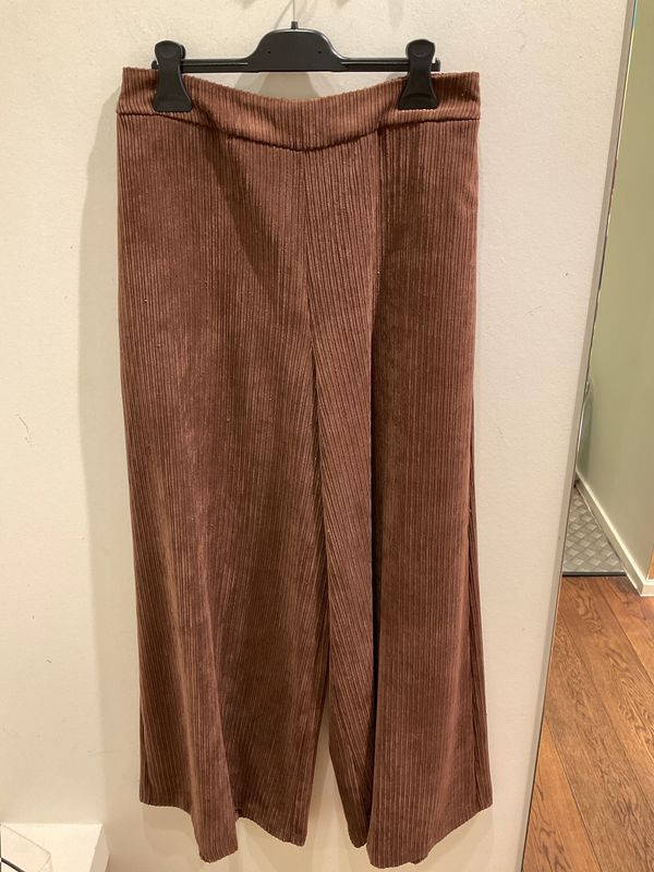 Vicolo Trivelli Rib Pants Brown