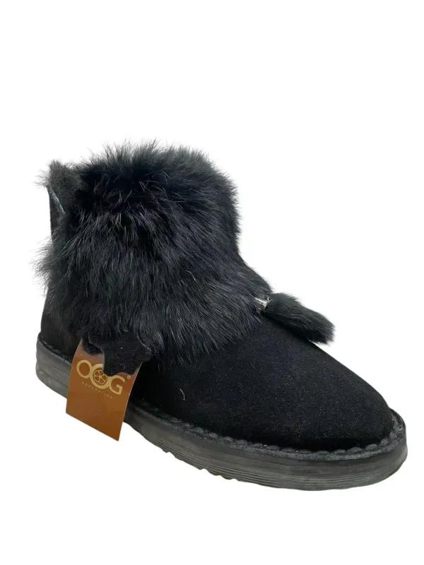OOG Fur Boots Black