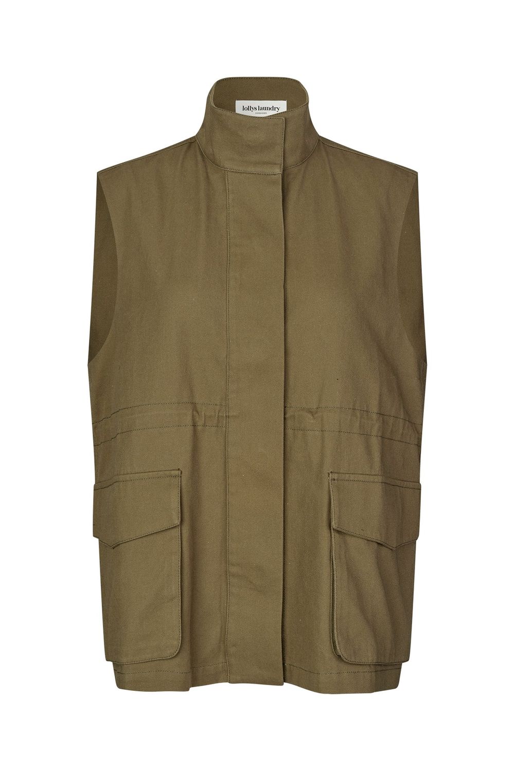 Lollys Laundry Ami Vest Khaki