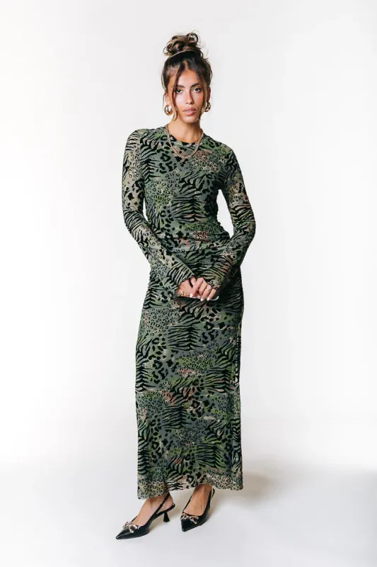 Colourful Rebel Maude Dress Leopard