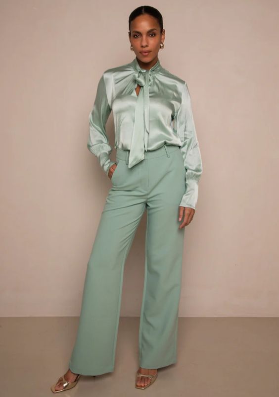 Freebird Lolani Pants Jade Green