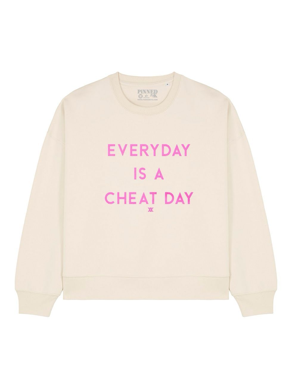 Pinned Sweater Cheat Day Ecru