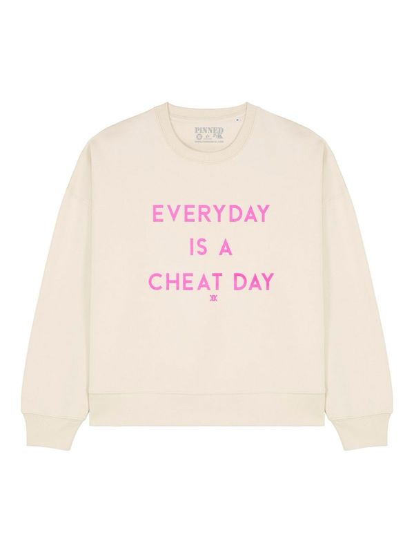 Pinned Sweater Cheat Day Ecru