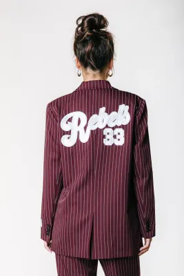 Colourful Rebel Jesra Blazer Burgundy